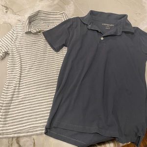 Lot of two JCrew boys polo shirts